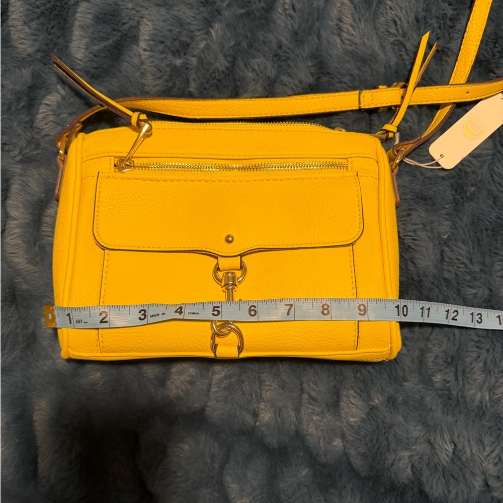 NWT Charming Charlie Yellow Crossbody Bag - Picture 10 of 12